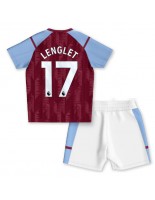 Aston Villa Clement Lenglet #17 Domácí dres pro děti 2023-24 Krátký Rukáv (+ trenýrky)